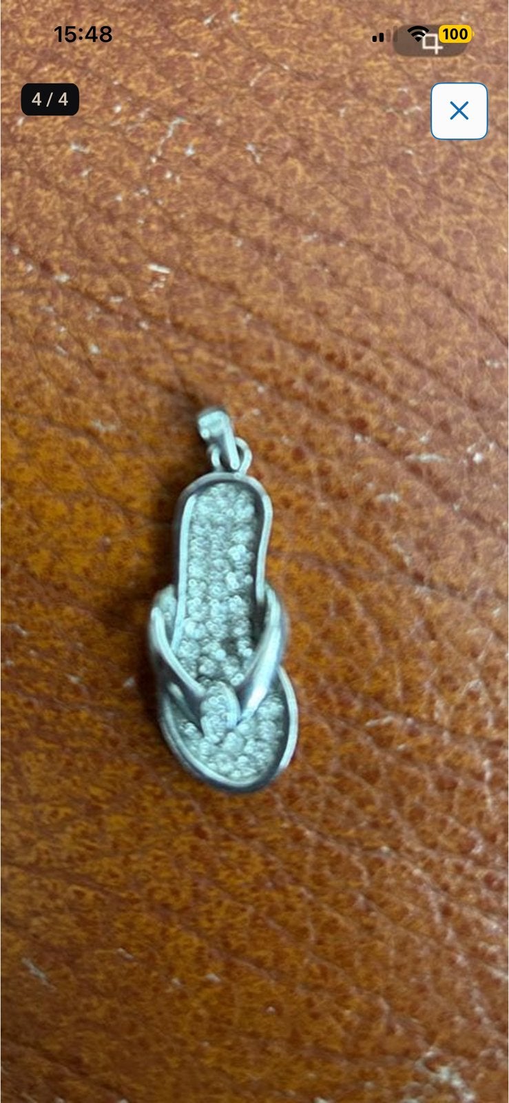 Teen slipper hanger, Ophalen, Zilver, Overige materialen