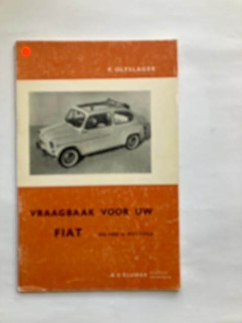 Vraagbaak    Fiat 600 - 600D    1962 - 1965, Ophalen of Verzenden