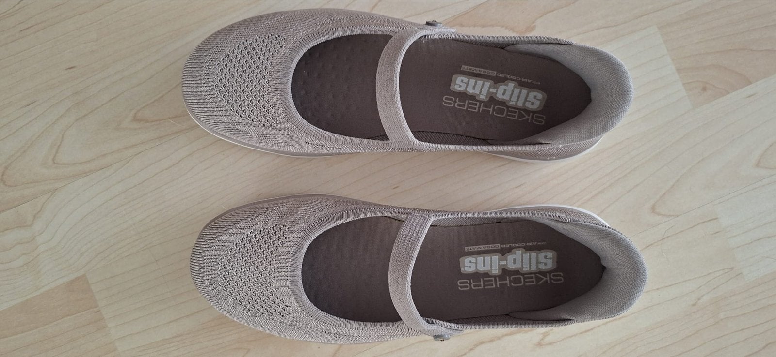 Skechers Hands Free Slip-ins On-the-GO Flex Radiant, Kleding | Dames, Schoenen, Beige, Zo goed als nieuw, Ballerina's, Ophalen of Verzenden