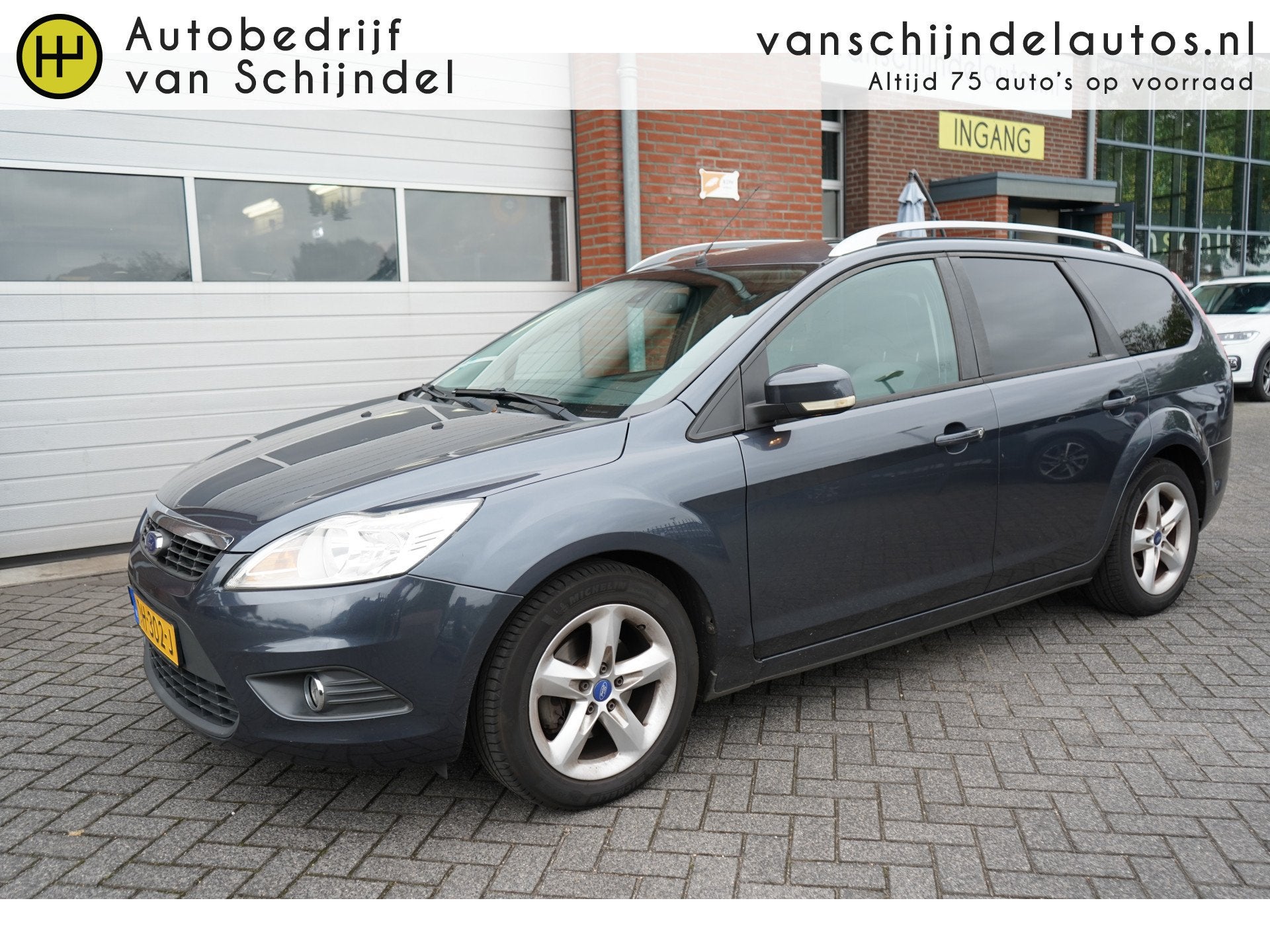 Ford FOCUS Wagon 1.6 TDCI COOL EN SOUND EXPORT/HANDEL AIRCO, Auto's, Euro 5, Stof, Gebruikt, Zwart
