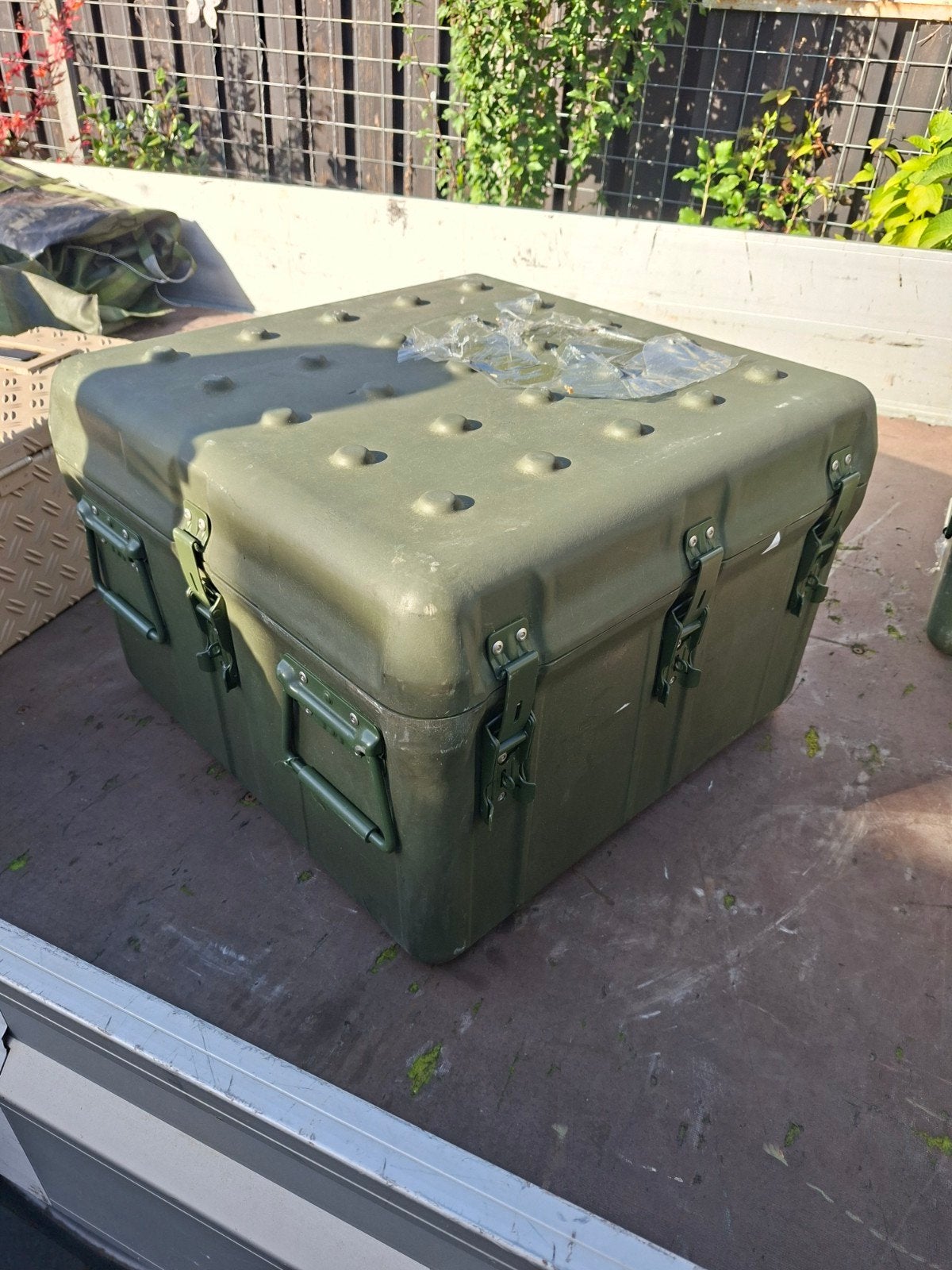 Stevige groene kist 60x60x40 cm, Ophalen of Verzenden