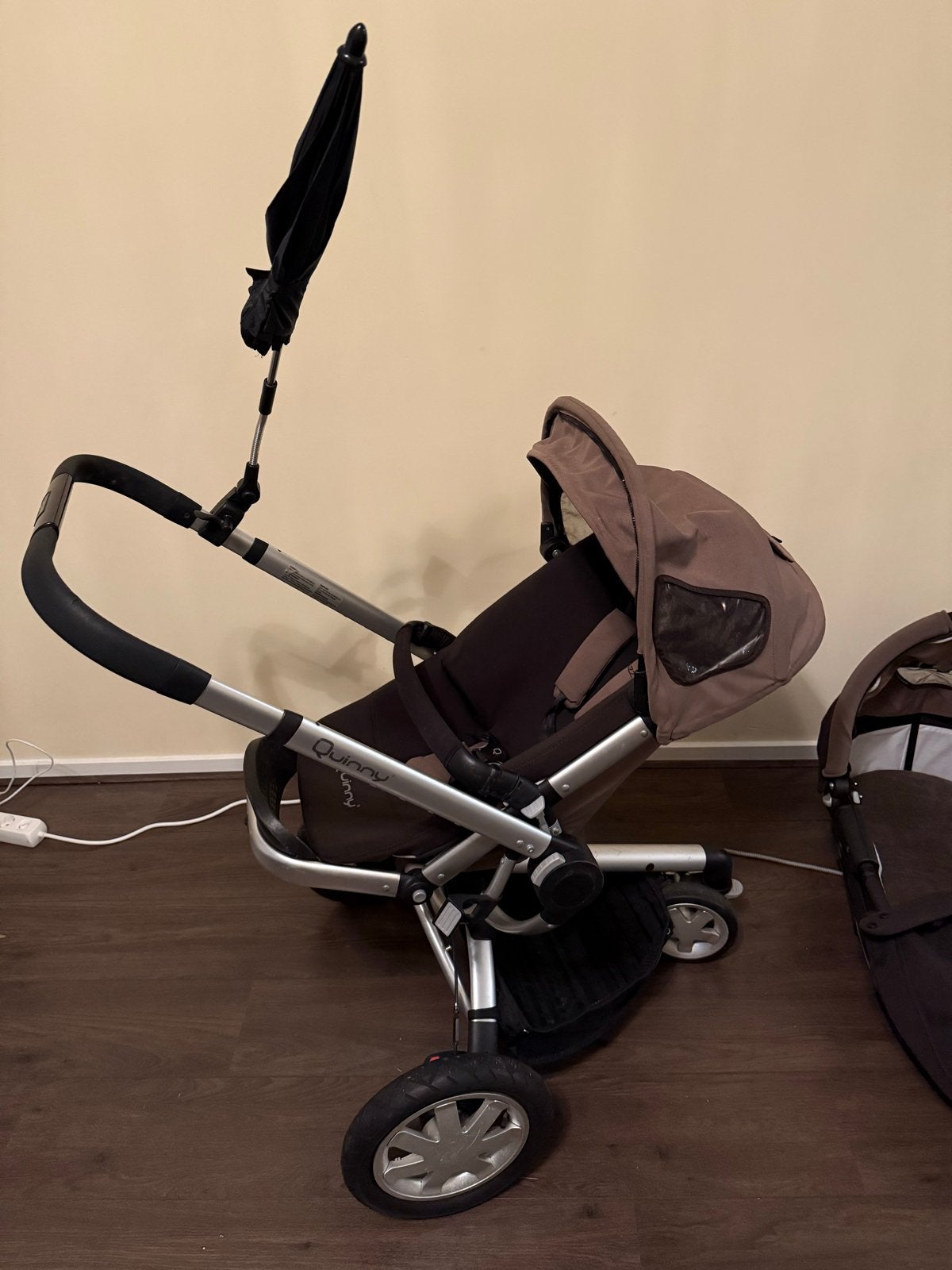 Gratis Quinny Buzz 3 Combiwagen met reiswieg en parasol, Ophalen, Gebruikt, Quinny, Combiwagen