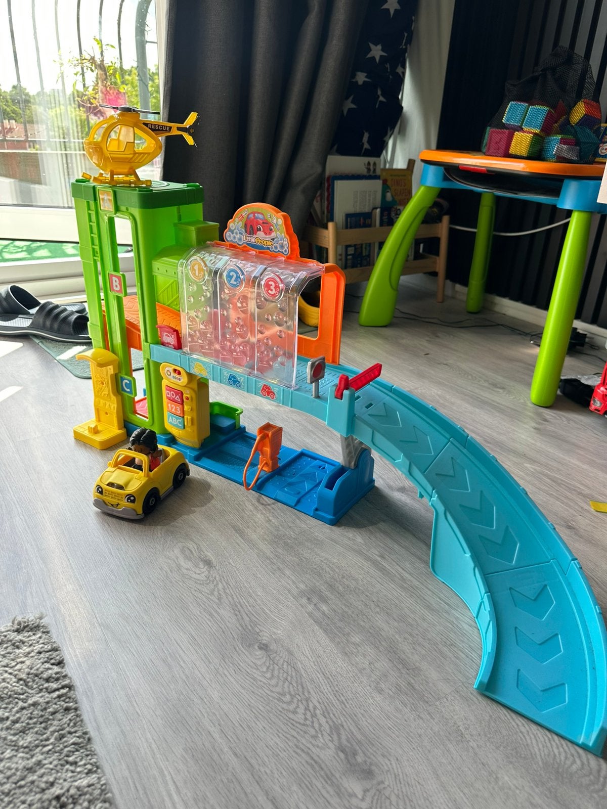 Little people car wash set with music and sounds, Ophalen of Verzenden, Zo goed als nieuw, Handmatig, Overige merken