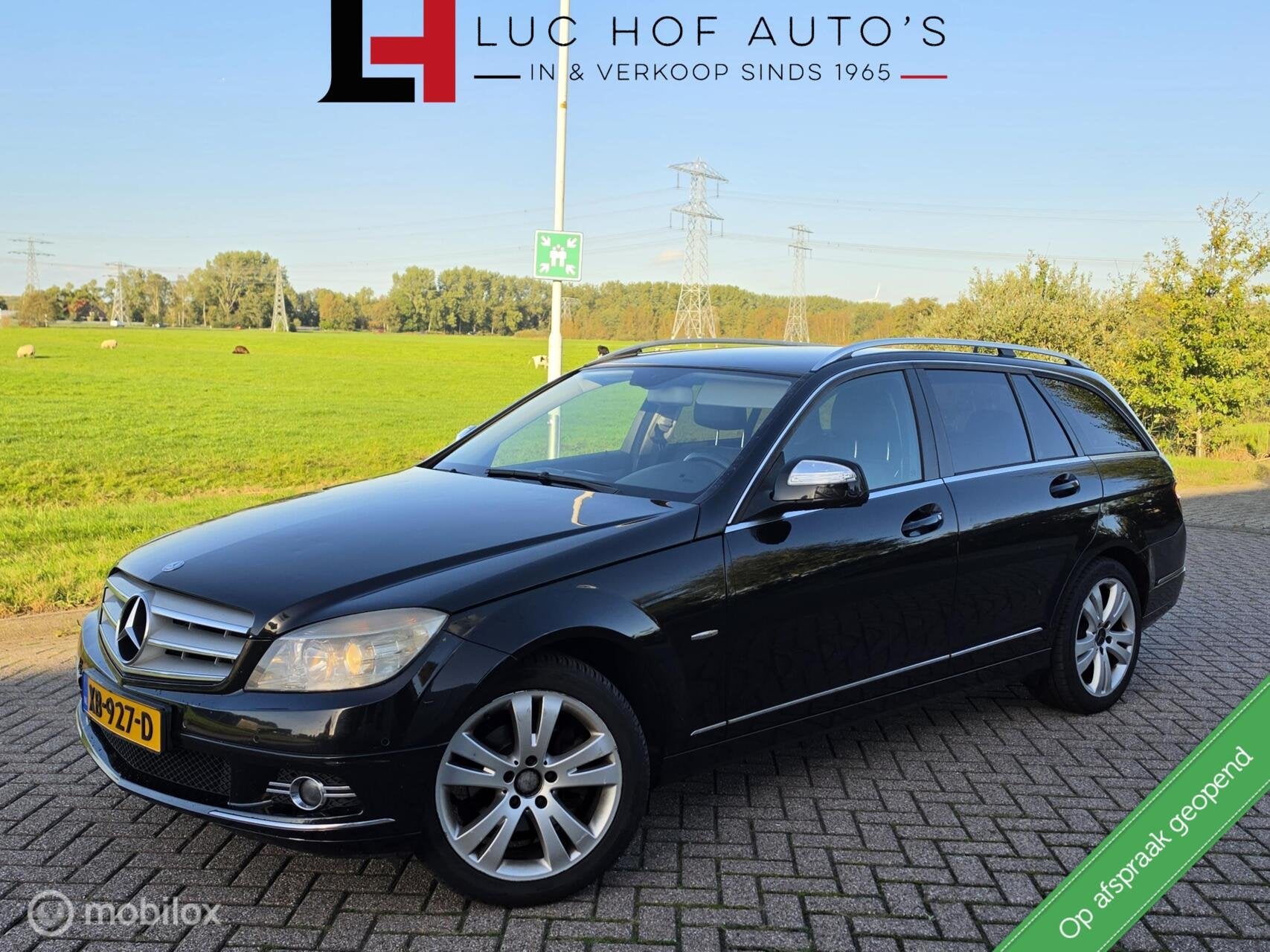 Mercedes C-klasse Estate 200 CDI Avantgarde, Automaat, 4 cilinders, Zwart, Diesel