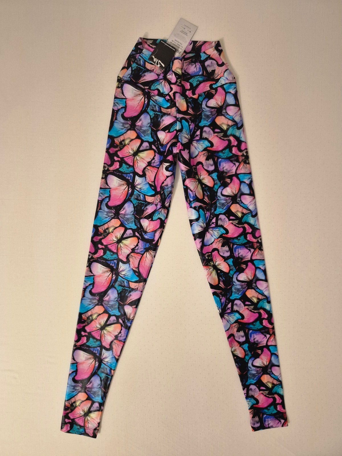 High-waist vlinderprint legging XS/S - Nieuw met kaartje, Legging, Meerkleurig, Nieuw, Overige maten