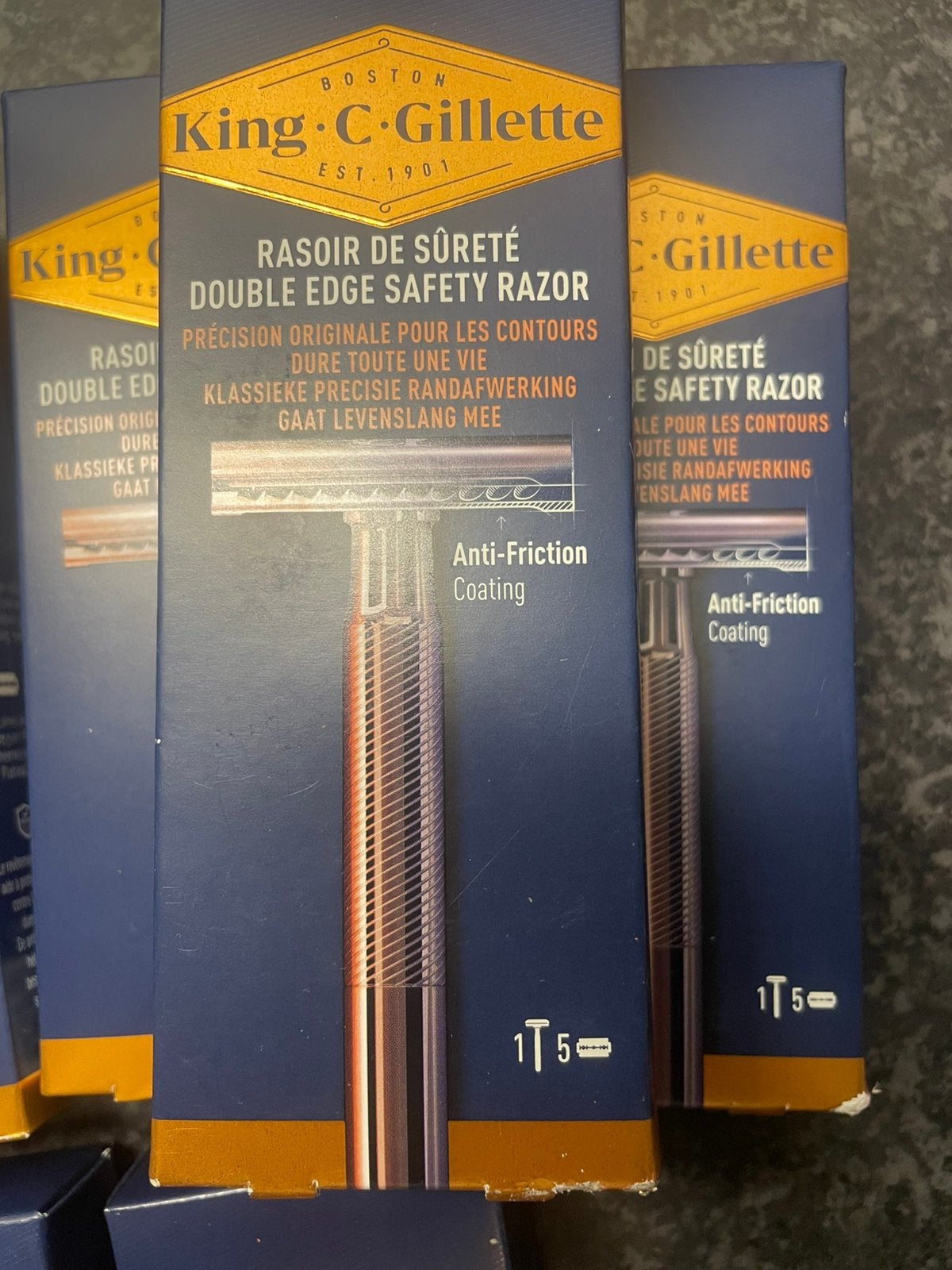 Gillette c king nieuwe €10 per stuk  8 stuks aanwezig, Ophalen of Verzenden, Nieuw, Gehele gezicht