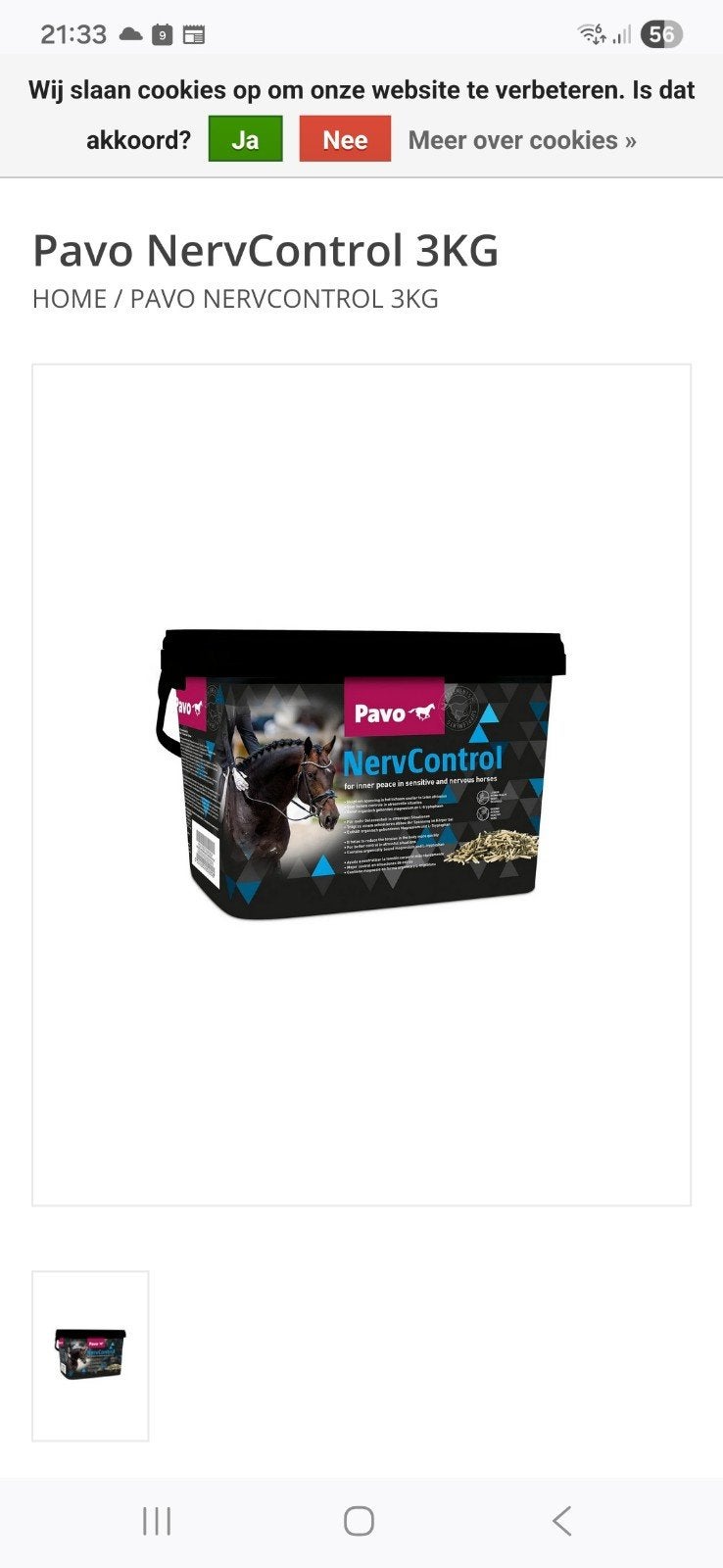 Pavo nerve control, Dieren en Toebehoren, Ophalen of Verzenden