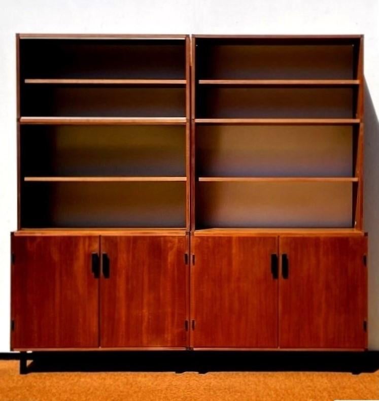 Pastoe Cees Braakman boekenkasten. Vintage 70s. Wandmeubels, Huis en Inrichting, Kasten | Wandmeubels, Gebruikt, Met deur(en)