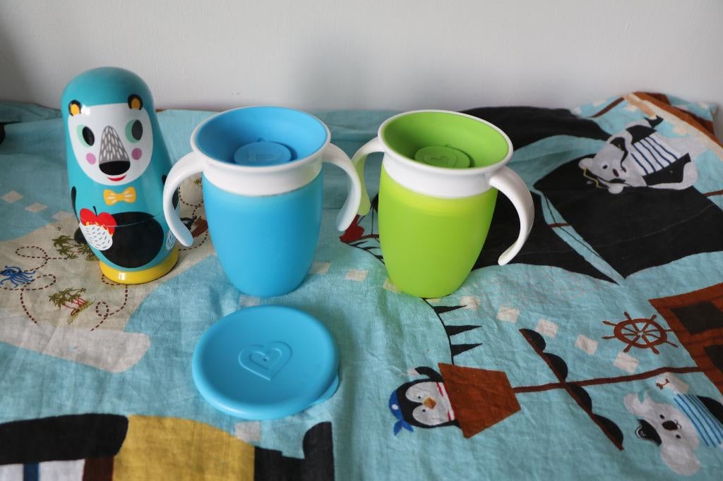 Munchkin drinkbekers, Kinderen en Baby's, Babyvoeding en Toebehoren, Ophalen of Verzenden, Zo goed als nieuw, Overige typen