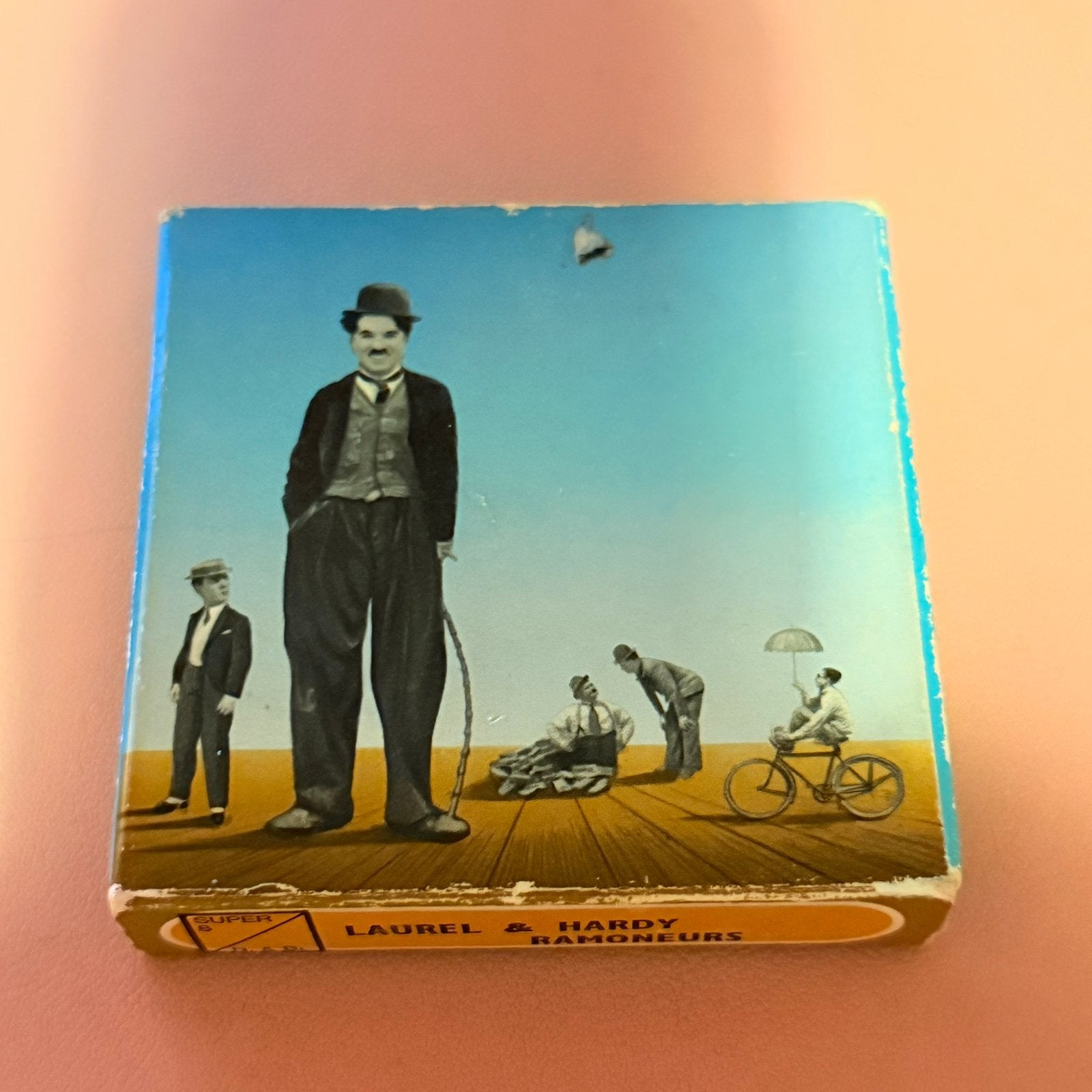 Super8  Laurel Hardy & Charlie Chaplin, Ophalen, 8mm film