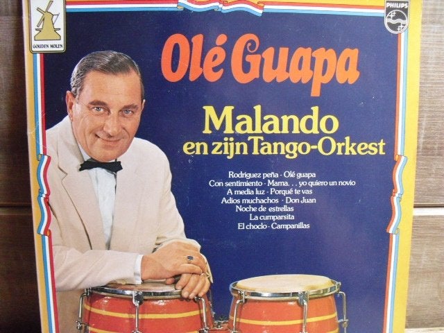 Malando en Zijn Tango-Orkest "Ole Guapa" LP, LP, Gebruikt, Ophalen of Verzenden, Latin