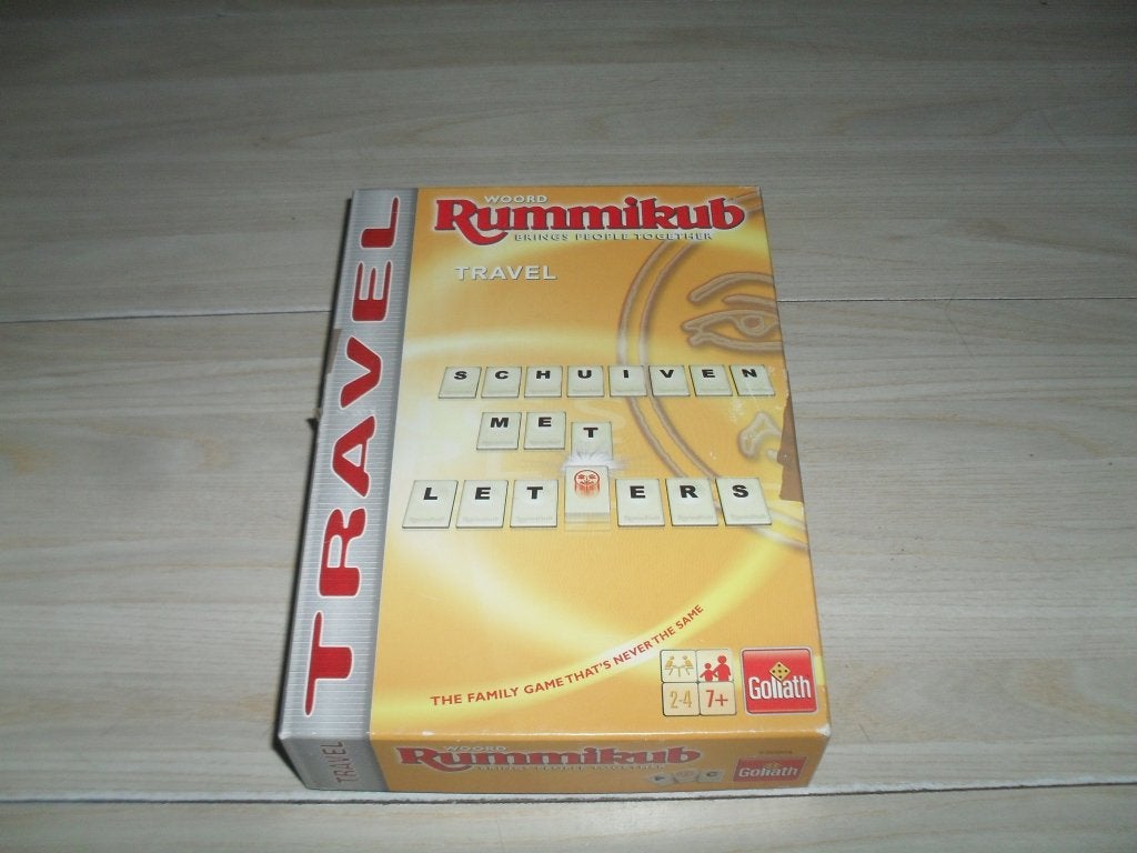 Woord Rummikub Travel, Hobby en Vrije tijd, Een of twee spelers, Ophalen, Zo goed als nieuw, Goliath