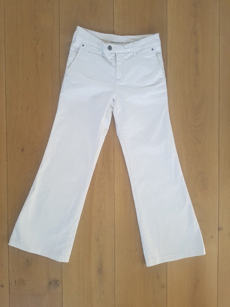 Witte G-star broek maat 28, Wit, Ophalen of Verzenden, Maat 36 (S), Lang