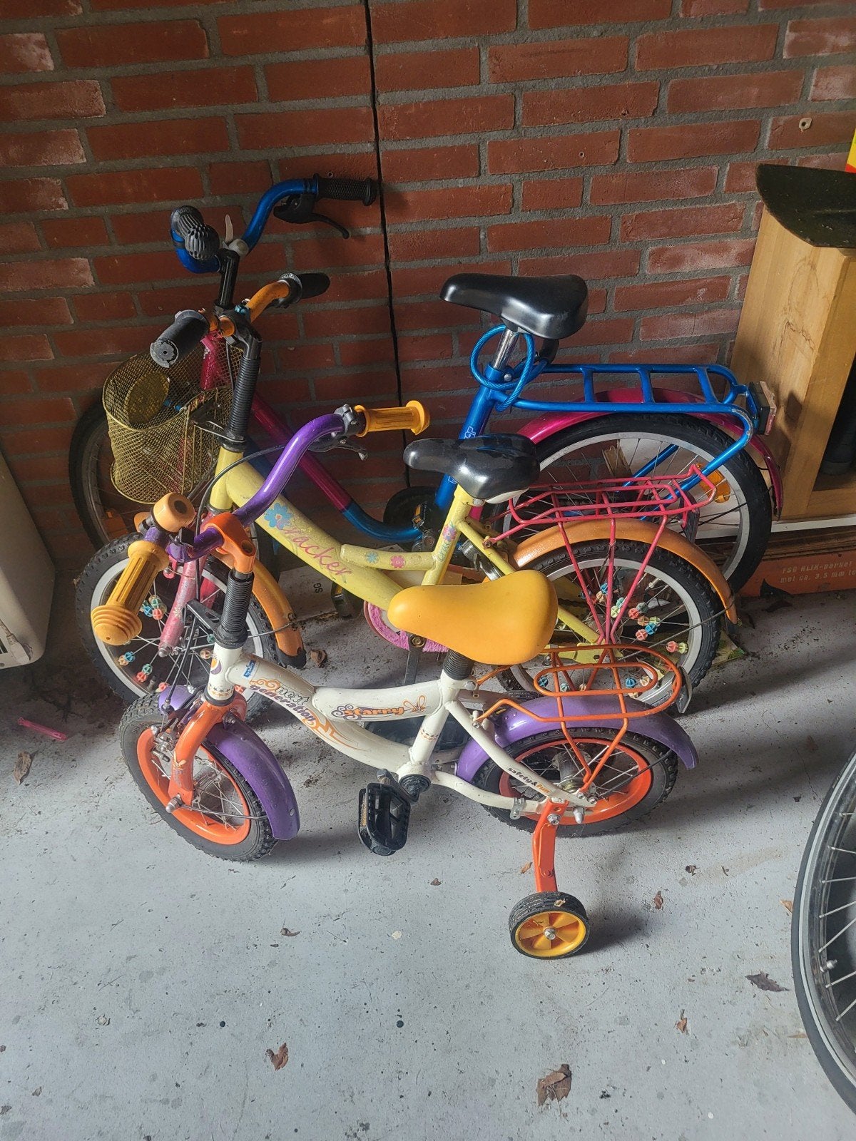 3x kinderfiets alle 3 opknappers, Ophalen of Verzenden