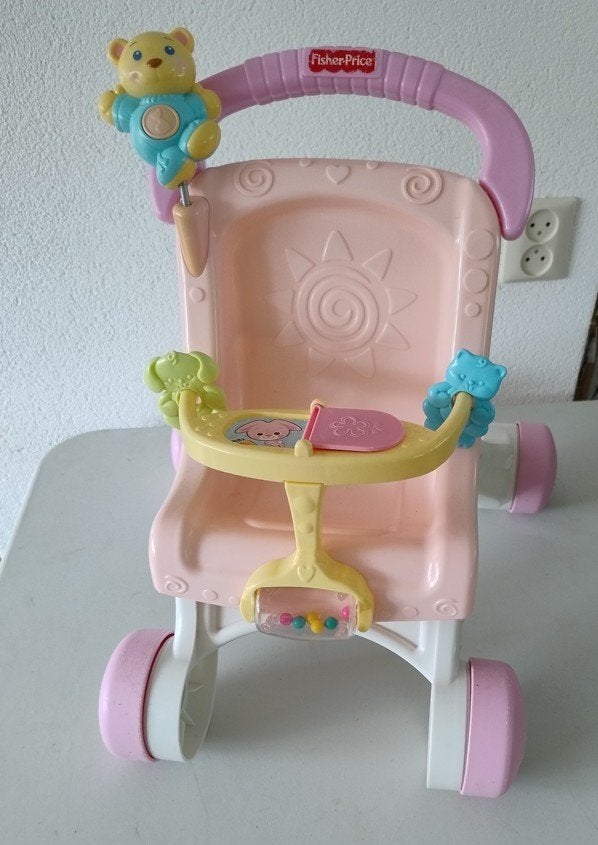 poppenwagen / loopwagen fisher price, Ophalen, Gebruikt, Babypop