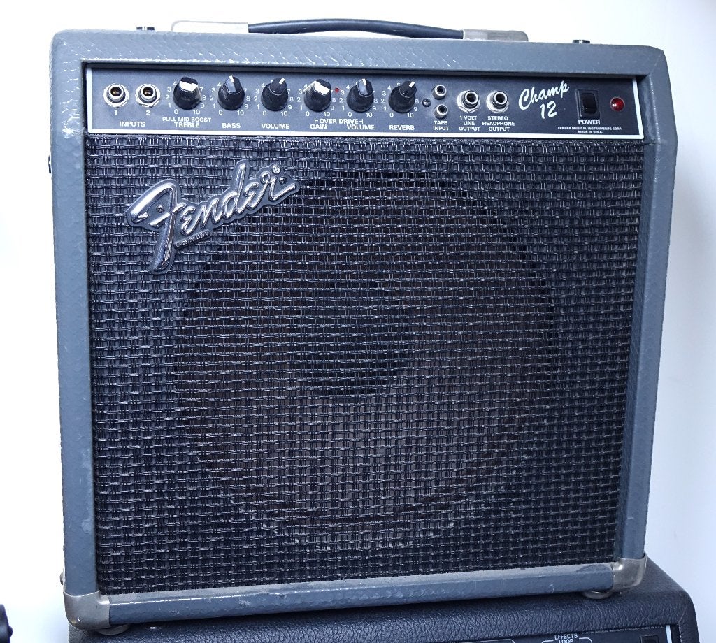 Fender Champ 12 snakeskin buizen combo, Muziek en Instrumenten, Versterkers | Bas en Gitaar, Ophalen, Zo goed als nieuw, Gitaar