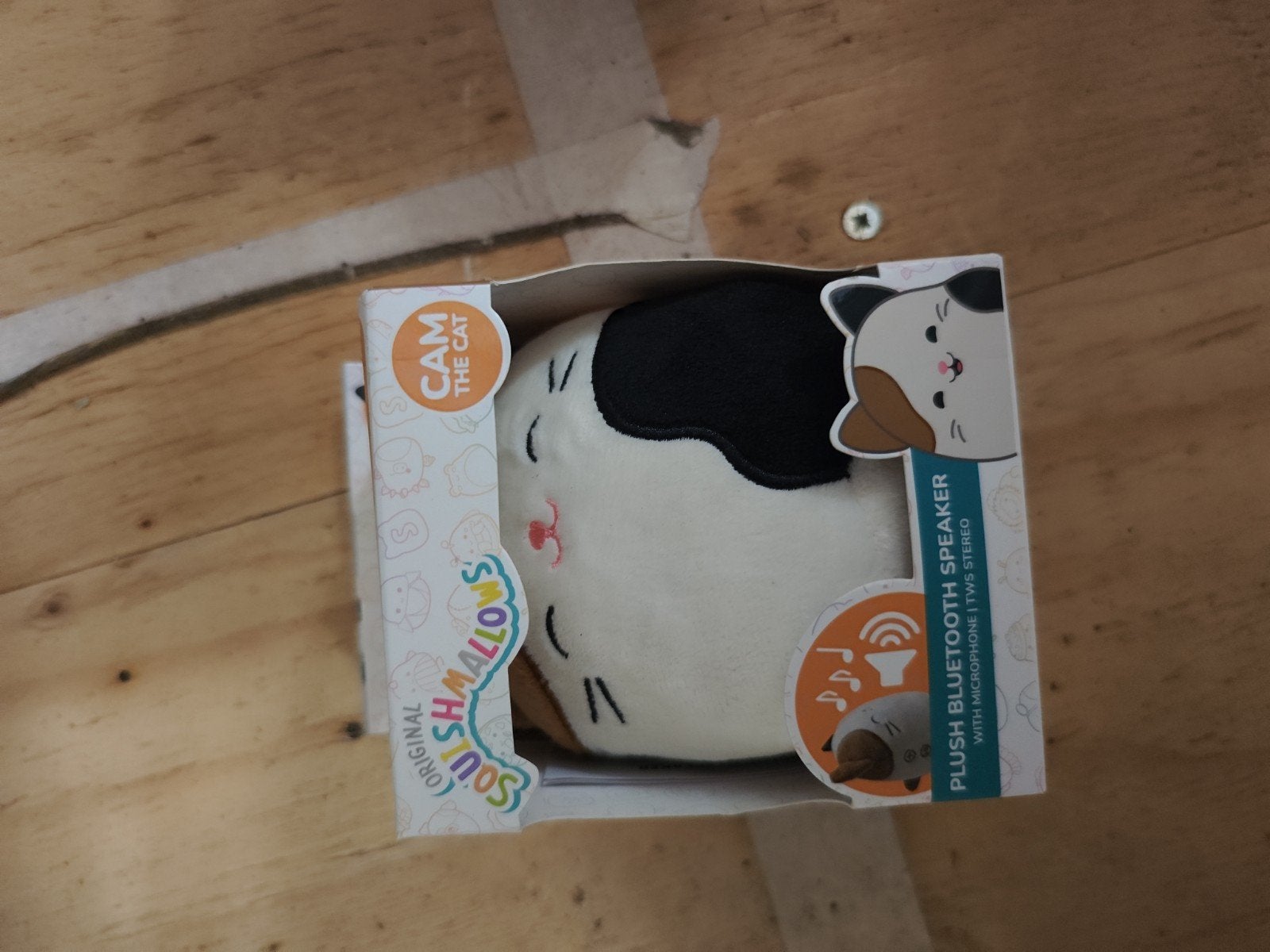 Squishmallows Cam the Cat Pluche Bluetooth Speaker