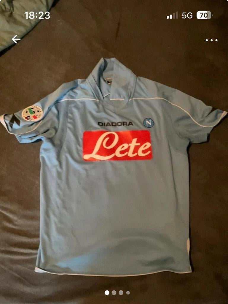 SSC Napoli Hamsik 17 Voetbalshirt - Maat M, Kleding | Heren, Ophalen of Verzenden, Zo goed als nieuw, Voetbal, Maat 48/50 (M)