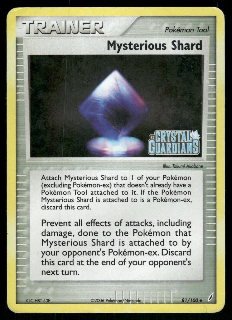 Mysterious Shard 81/100 - Crystal Guardians (Reverse Holo) (, Verzenden, Gebruikt