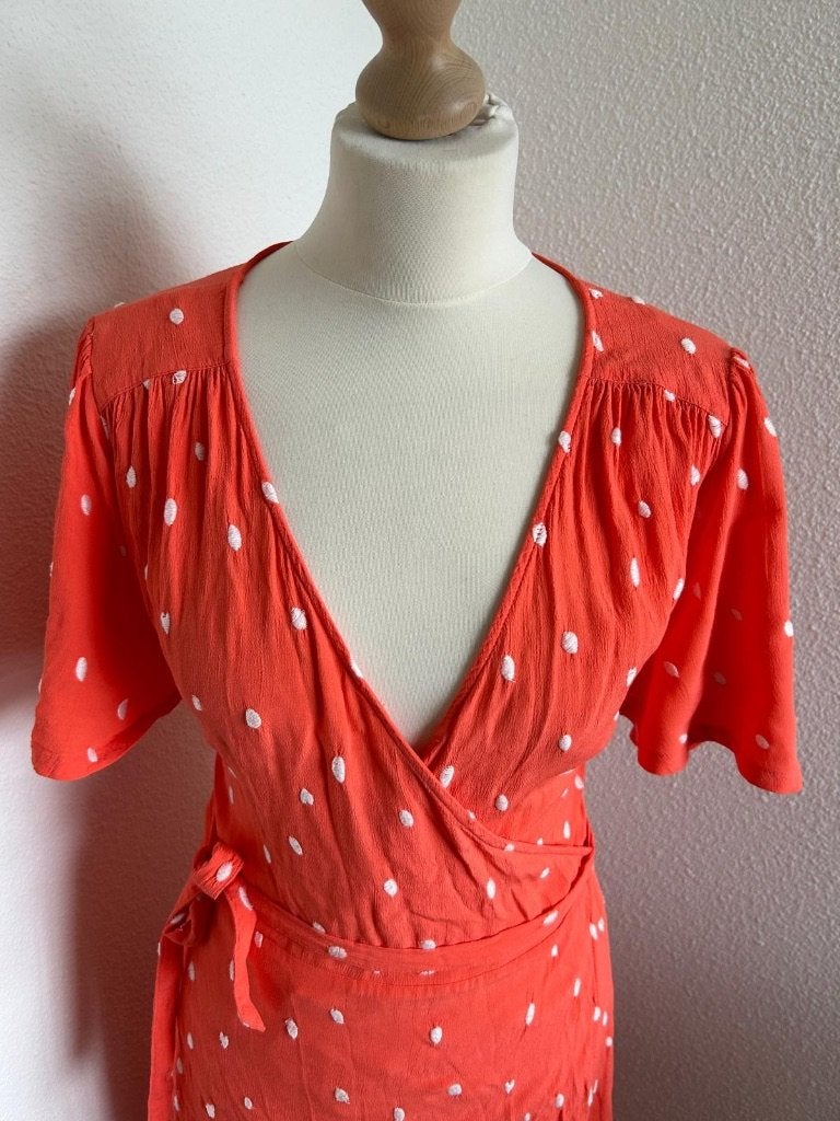 Fabienne Chapot maat 42 Archana butterfly Indy dress 283, Kleding | Dames, Jurken, Maat 42/44 (L), Oranje, Ophalen of Verzenden