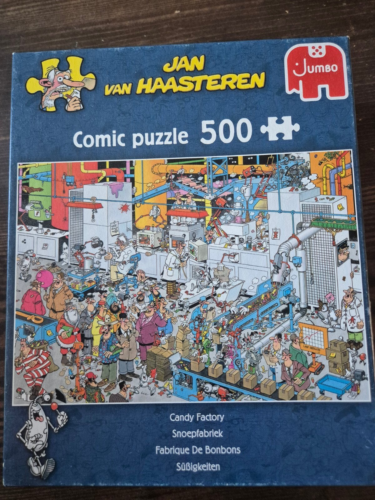 Jan van Haasteren Comic Puzzle 500 stukjes - Snoepfabriek, Ophalen, Meer dan 50 stukjes, Gebruikt, 6 jaar of ouder