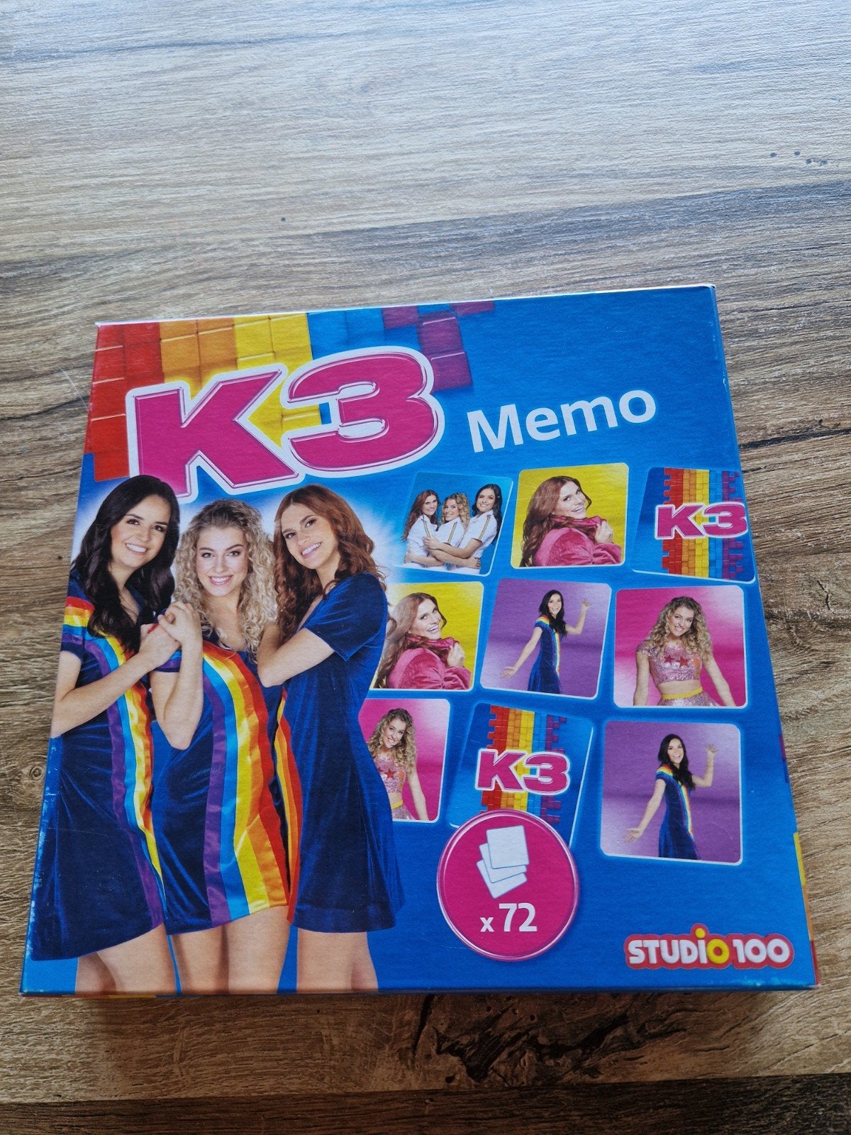 K3 Memo Spel - Studio 100 - ZGAN, Een of twee spelers, Ophalen of Verzenden, Zo goed als nieuw, Studio 100