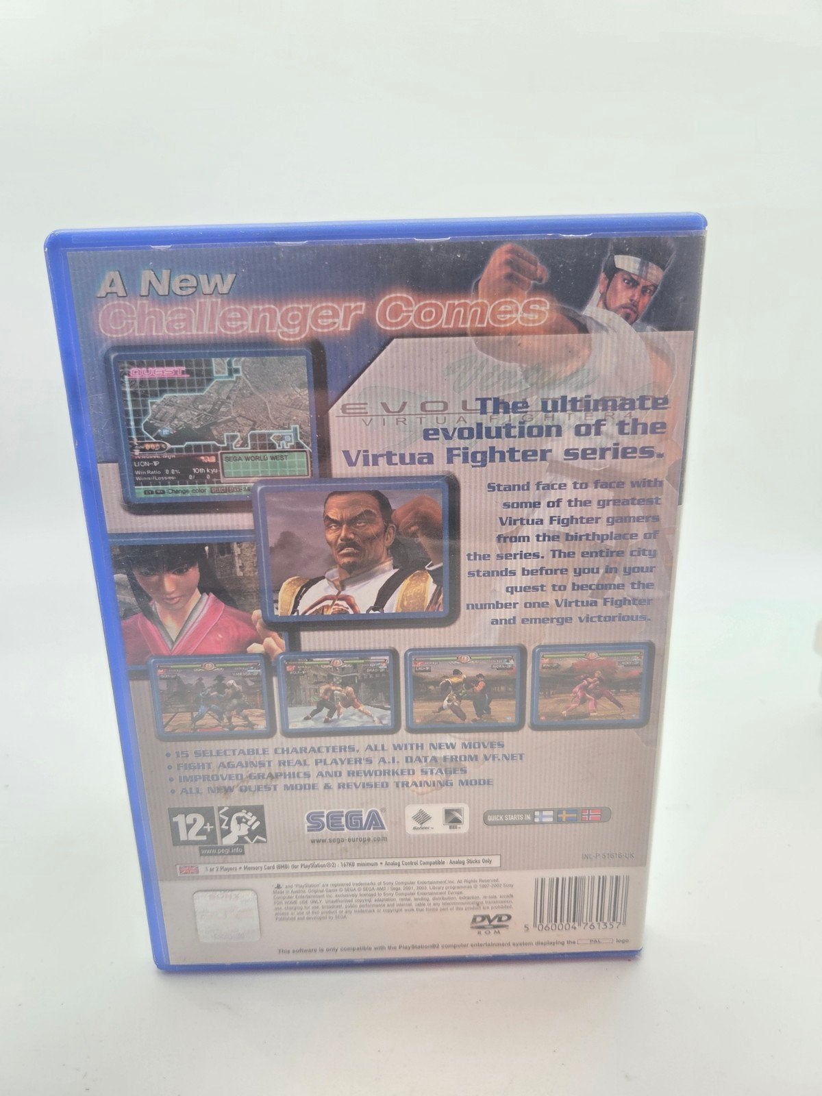 Virtua Fighter 4 Evolution - PlayStation 2 (PS2), Spelcomputers en Games, Games | Sony PlayStation 2, Gebruikt, Vechten, 2 spelers