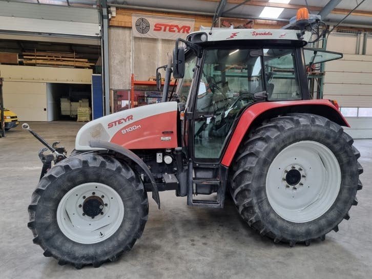 Steyr 9100H Tractor - Gebruikt met 13918 draaiuren, Zakelijke goederen, Agrarisch | Tractoren, Ophalen, Gebruikt, Steyr