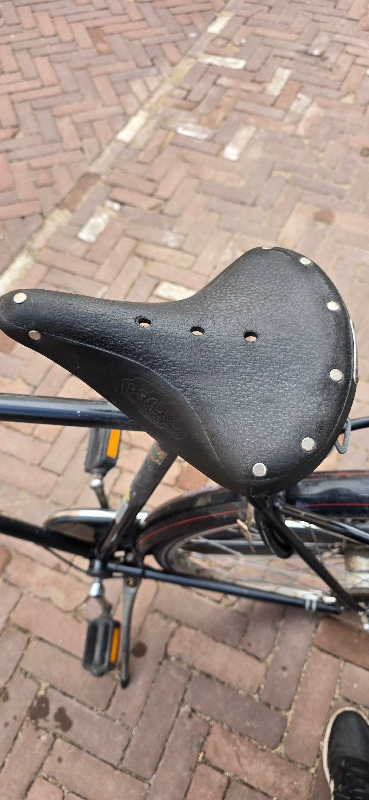 Prima Brooks fiets zadel in goed staat, Fietsen en Brommers, Fietsonderdelen, Ophalen of Verzenden, Zadel