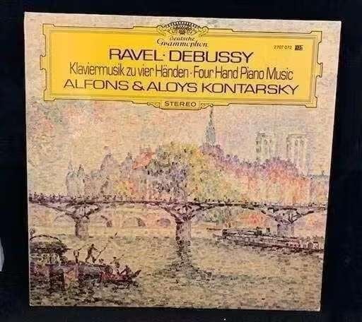 2 LP Ravel Debussy - Kontarsky Klaviermusik 2707 072 Vinyl, LP, Kamermuziek, Overige componisten, Modernisme tot heden