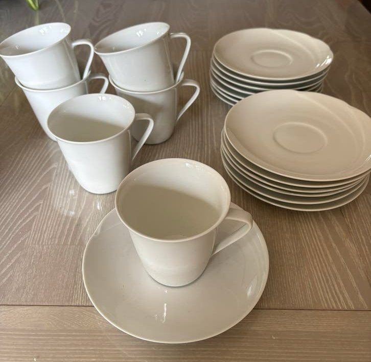 Hutschenreuther Maxim's de Paris koffie/theeservies, Ophalen, Gebruikt, Overige merken, Modern