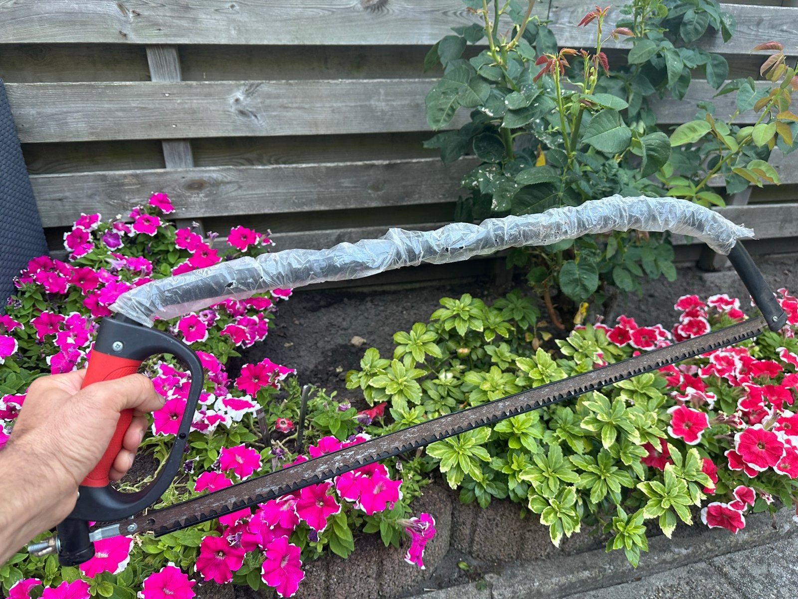Gebruikte handzaag voor tuin en houtbewerking, Ophalen, Gebruikt, Zaag, Overige merken