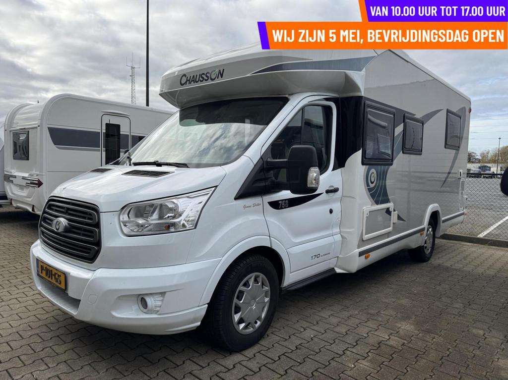 Chausson 758 TITANIUM AUTOMAAT, QUEENSBED, HEFBED, 20396 KM, Automaat, Diesel, Elektrische ramen, Airbags