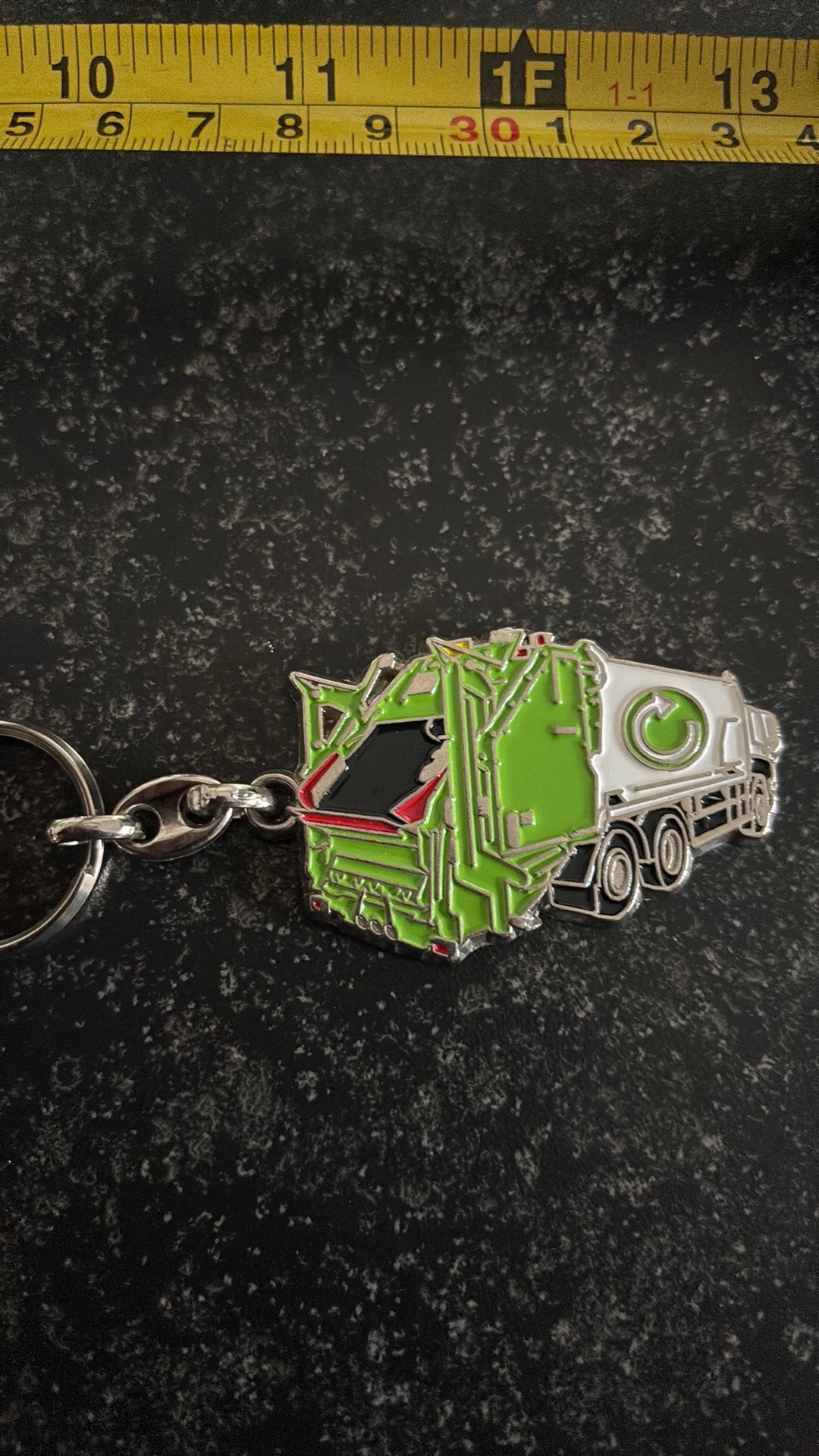 Sleutelhanger vrachtwagen vuilniswagen, Verzamelen, Ophalen of Verzenden, Nieuw, Transport