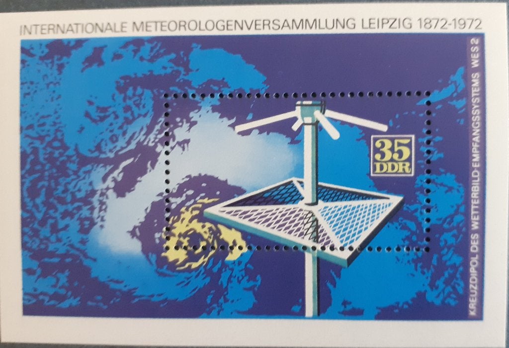 DDR Block 1972 Meteorologen Postfris, Postzegels en Munten, Ophalen of Verzenden, DDR, Postfris