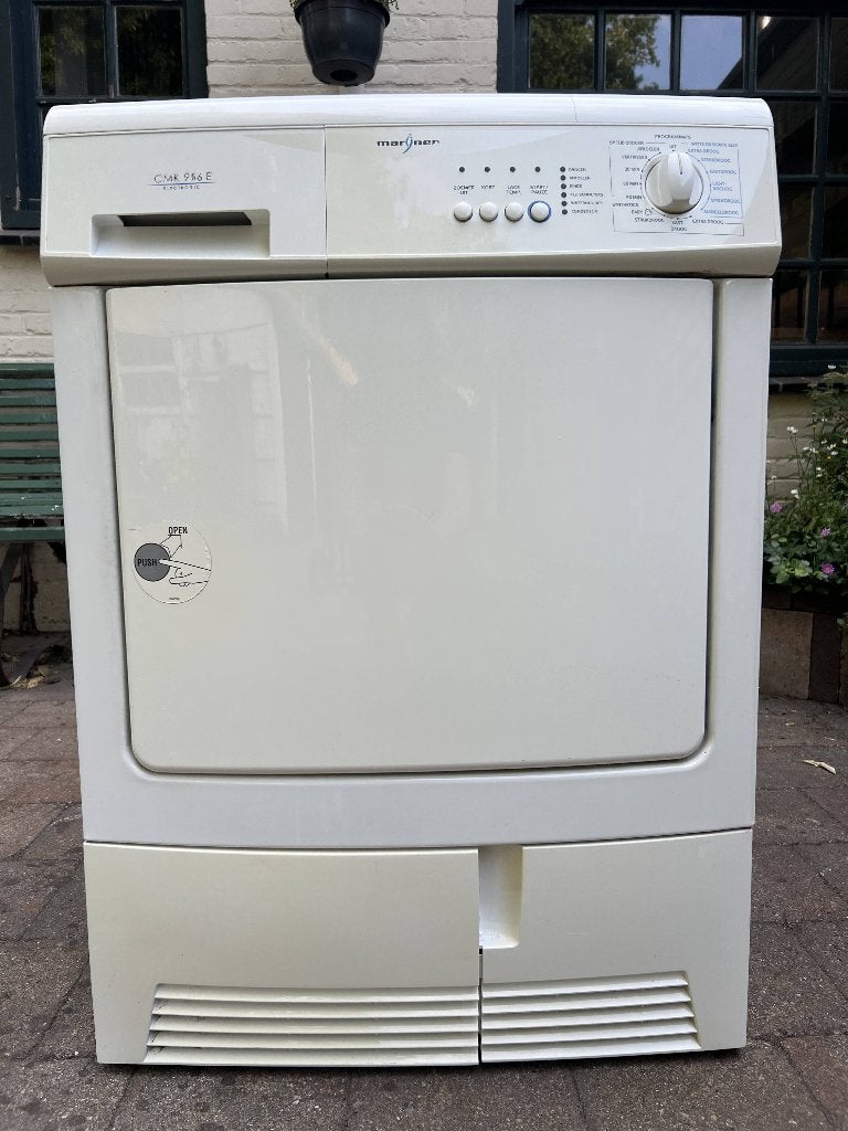 Marynen CMK 956 E condensdroger – type P542254, Witgoed en Apparatuur, Wasdrogers, Ophalen, Gebruikt, Voorlader, 85 tot 90 cm