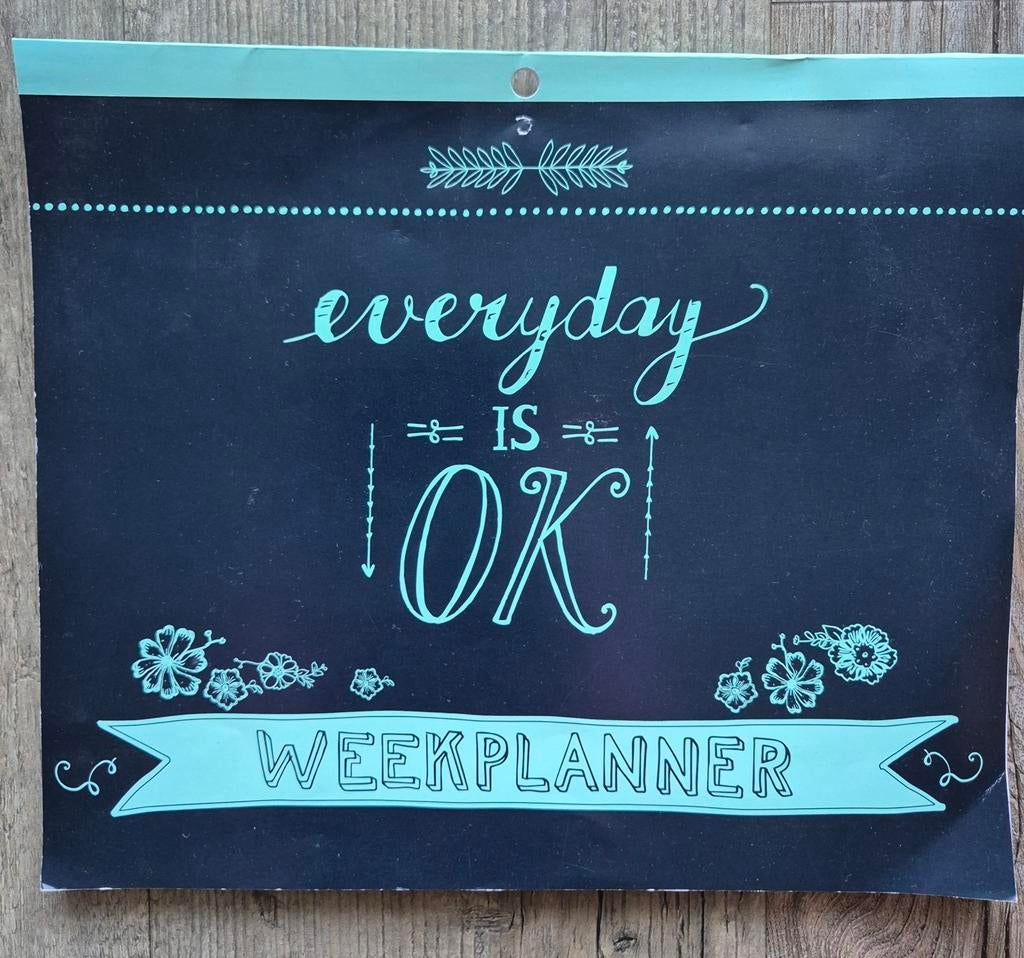 Weekplanner , nieuwstaat,  van de Hema ., Diversen, Agenda's, Ophalen, Nieuw