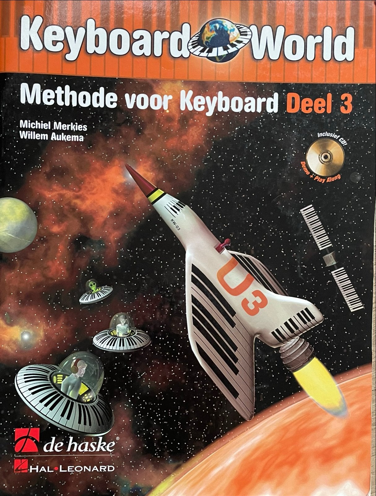 Keyboard World 3 - Methode voor Keyboard Deel 3 + CD, Overige genres, Les of Cursus, Ophalen of Verzenden, Zo goed als nieuw
