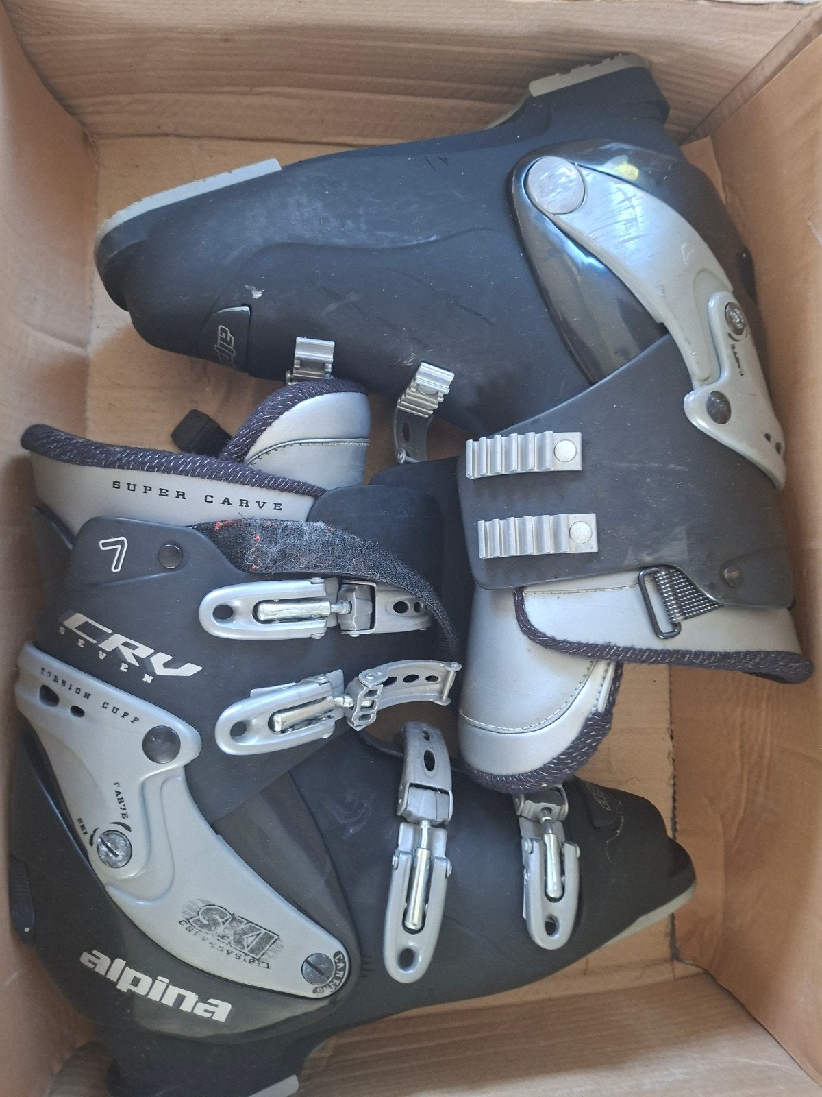 Alpina CRV Seven Super Carve skischoenen, Overige merken, 160 tot 180 cm, Gebruikt, Schoenen