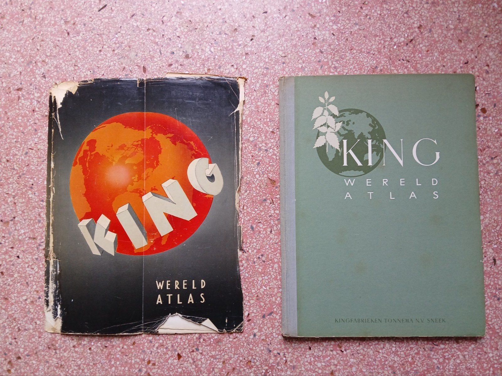 020/KING ATLAS WERELD ATLAS 1958/GEEN GROTE BOSATLAS, Ophalen, 1800 tot 2000, Wereld, Overige atlassen