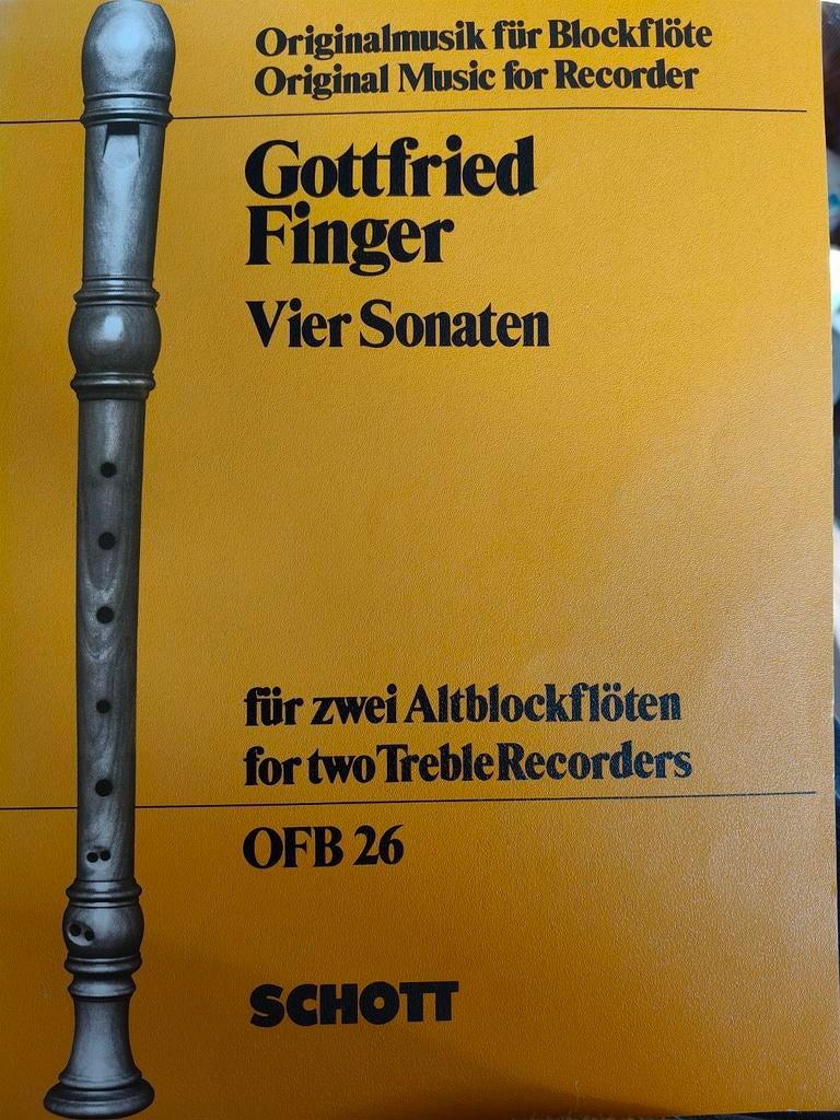 Bladmuziek voor Altblokfluit Alt blokfluit duetten, Gebruikt, Klassiek, Ophalen of Verzenden, Blokfluit