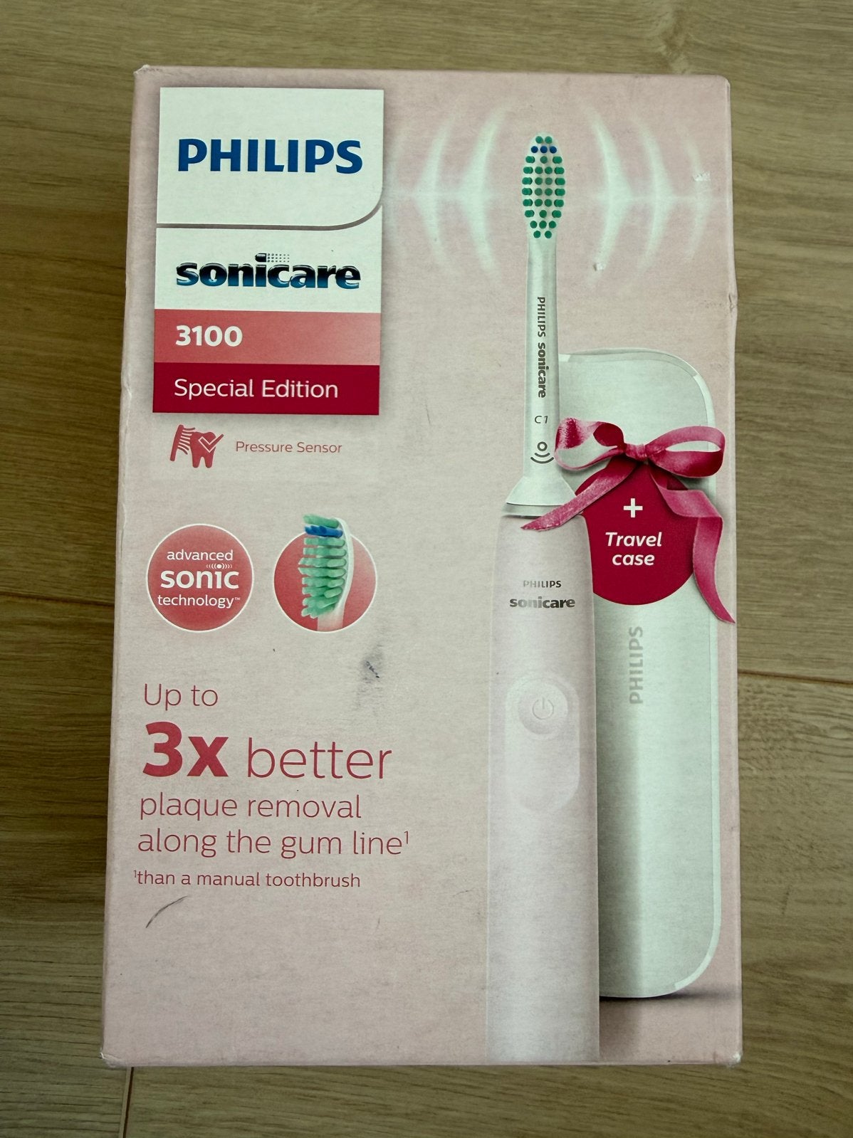 Philips Sonicare 3100 Special Edition Roze Elektrische Tande, Ophalen of Verzenden, Nieuw, Mondverzorging