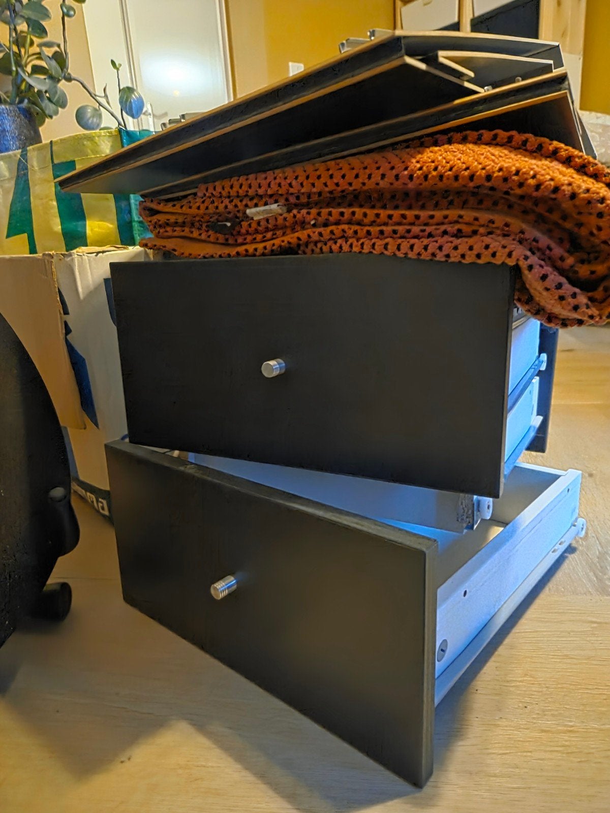 2 sets IKEA Kallax lade-inzet (oude stijl), Ophalen, Gebruikt