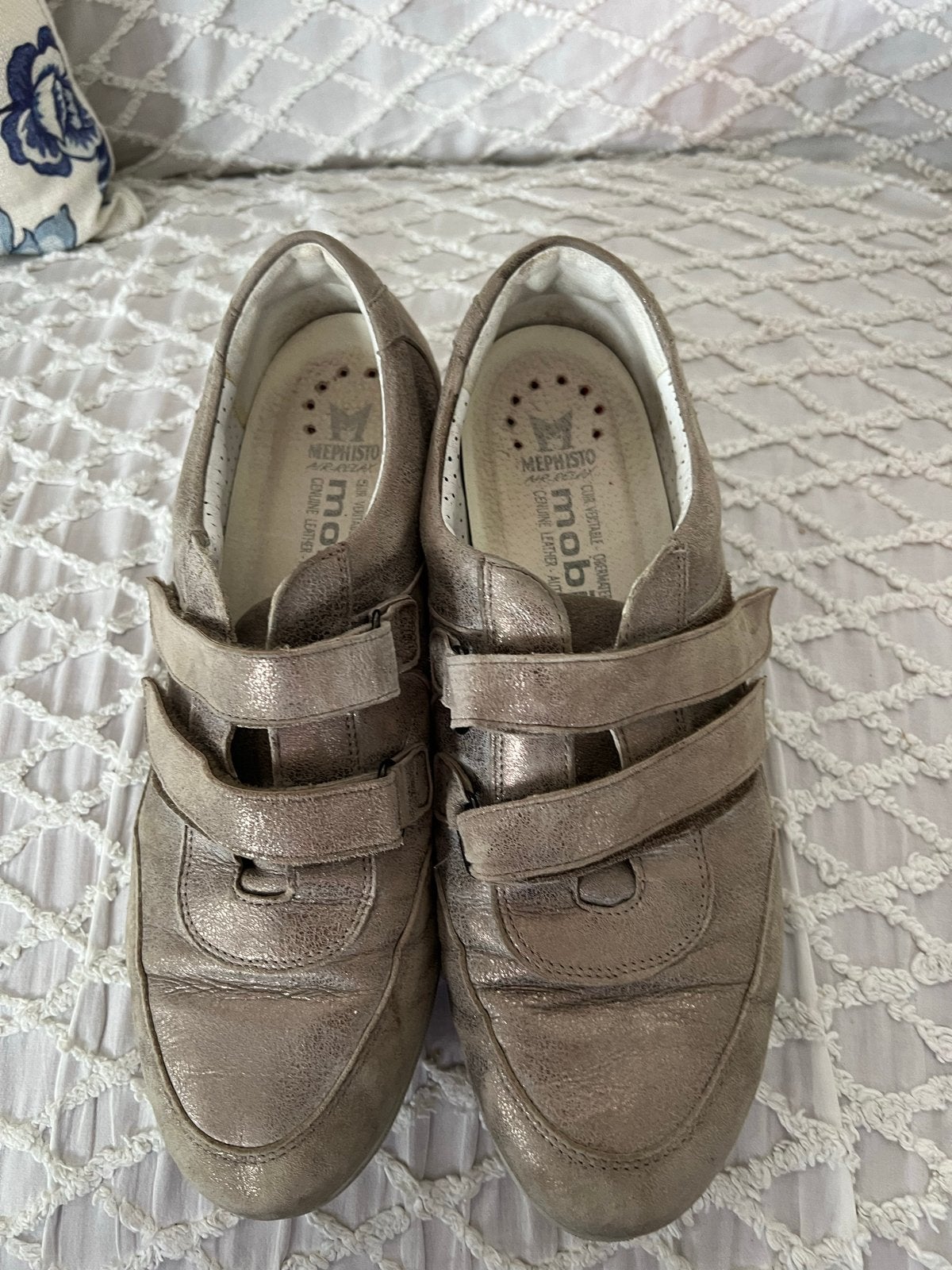 Beige Mephisto Mobils schoenen maat 42/ 8, Ophalen of Verzenden, Gedragen, Beige, Overige typen