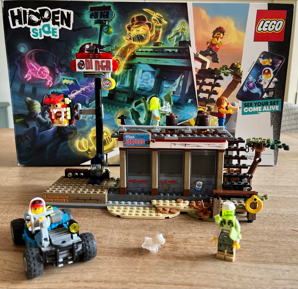 LEGO Hidden Side 70422 Garnalenrestaurant, Kinderen en Baby's, Speelgoed | Bouwstenen, Gebruikt, Overige merken, Ophalen