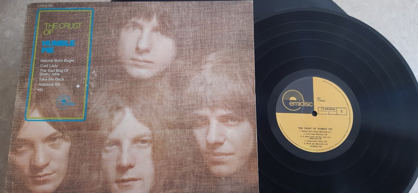 Humble Pie/ Lp the crust of Humble Pie, Ophalen of Verzenden, Gebruikt, 12 inch, Poprock