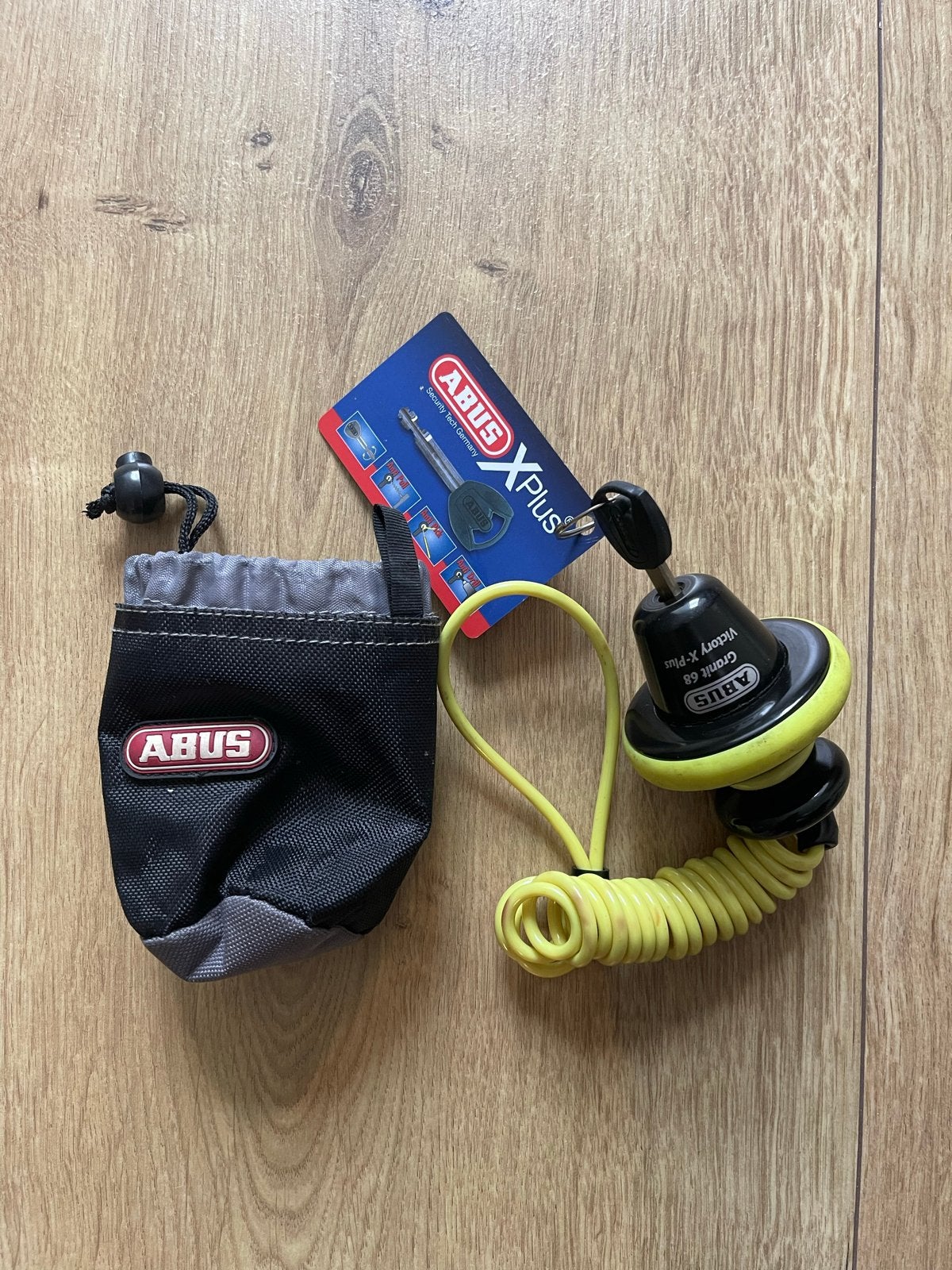 ABUS Granit 68 Victory XPlus schijfremslot, Ophalen of Verzenden, Zo goed als nieuw