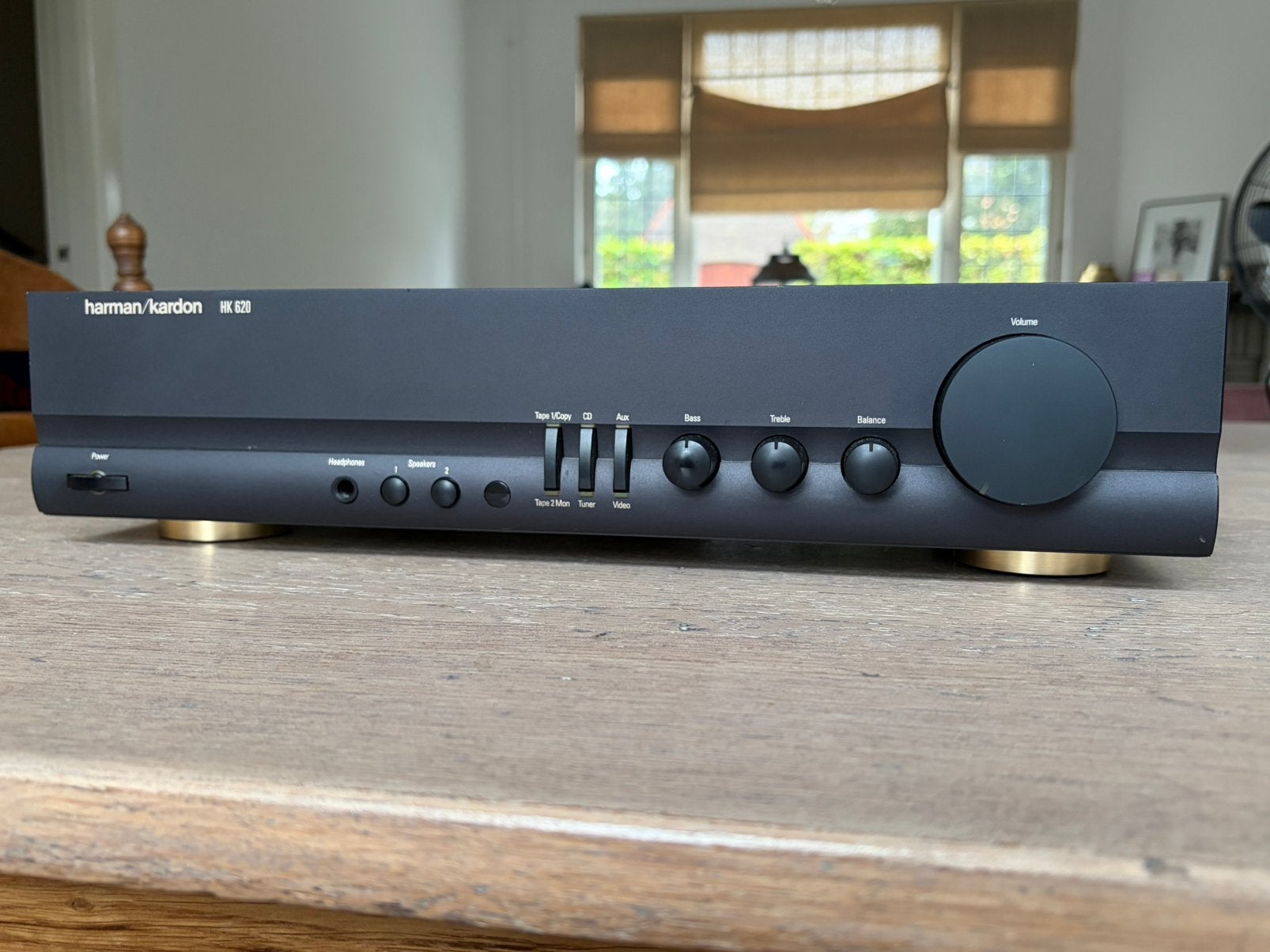 Harman Kardon HK620 Versterker | HCC 40A | Afstandsbediening, Overige merken, Ophalen of Verzenden, Zo goed als nieuw, 120 watt of meer