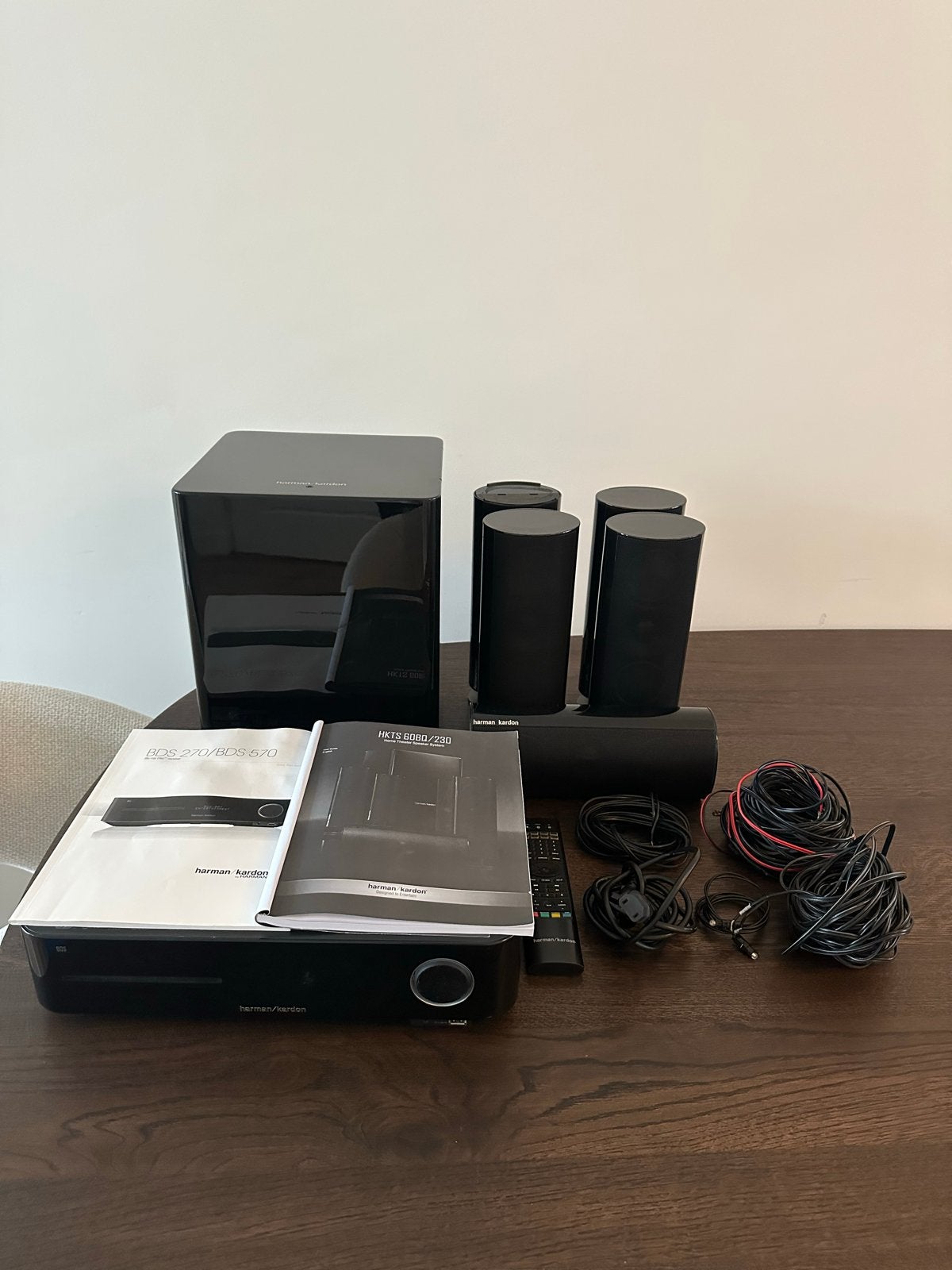 Harman Kardon BDS 570 + HKTS 60BQ/230 Home Cinema Set, Audio, Tv en Foto, Gebruikt, Blu-ray-speler, 70 watt of meer, 5.1-systeem