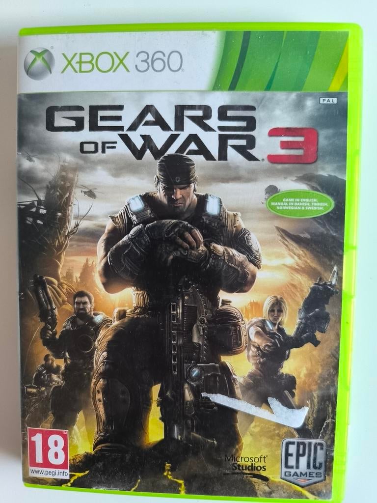 Xbox 360 Gears of War 3, Ophalen of Verzenden